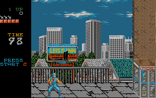 Ninja Gaiden (Atari ST) screenshot: The starting location