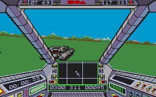 Skyfox (Amiga) screenshot: Tank.