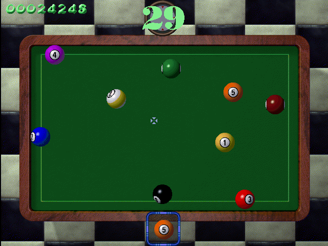 Bon Bon Paradise (Windows) screenshot: Billiards