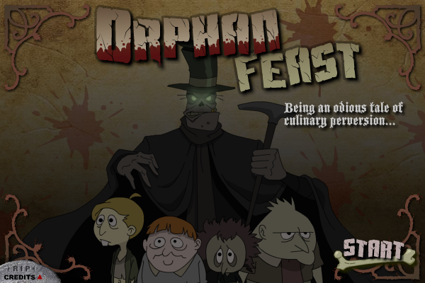 Orphan Feast (Browser) screenshot: Title screen