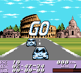 V-Rally: Championship Edition (Game Boy Color) screenshot: Starting the Italy race