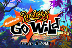 Rugrats Go Wild (Game Boy Advance) screenshot: Title screen