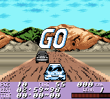 V-Rally: Championship Edition (Game Boy Color) screenshot: Starting the New Zealand race