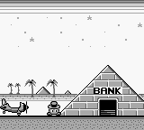 Lock n' Chase (Game Boy) screenshot: Start of stage 6-1, Egypt