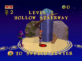Pandemonium! (PlayStation) screenshot: Level select