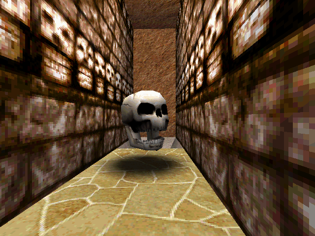 Montezuma's Return (DOS) screenshot: A familiar face comes up (and down)