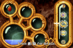 The Legend of Spyro: The Eternal Night (Game Boy Advance) screenshot: Abilities