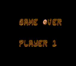 Power Piggs of the Dark Age (SNES) screenshot: Game over