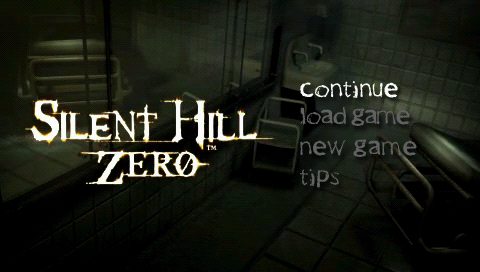 Silent Hill: 0rigins (PSP) screenshot: Title screen (Japan)