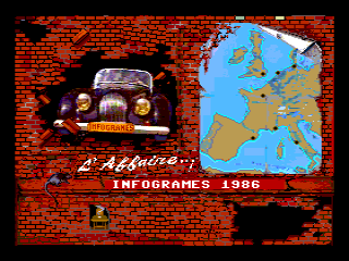 L'Affaire... (MSX) screenshot: Loading screen