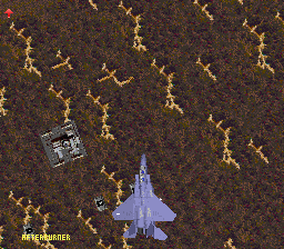 Super Strike Eagle (SNES) screenshot: Bombing run.