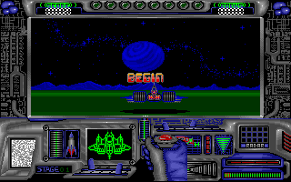 Hover Blade (Apple IIgs) screenshot: Starting out