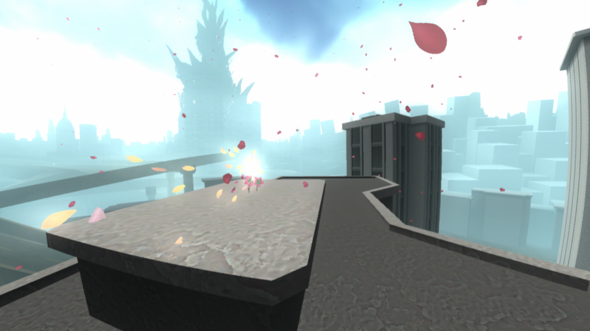 Flower (PlayStation 3) screenshot: The city rooftops