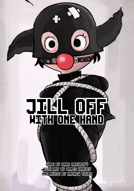 Jill Off with One Hand (Windows) screenshot: Jill gets wound up.
