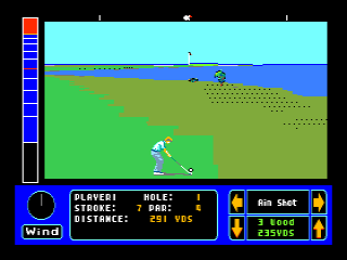 Jack Nicklaus' Greatest 18 Holes of Major Championship Golf (MSX) screenshot: a bit closer to the hole