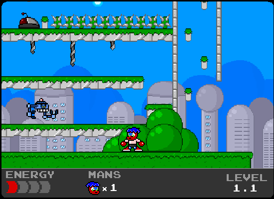Stinkoman 20X6 (Browser) screenshot: Underground drill
