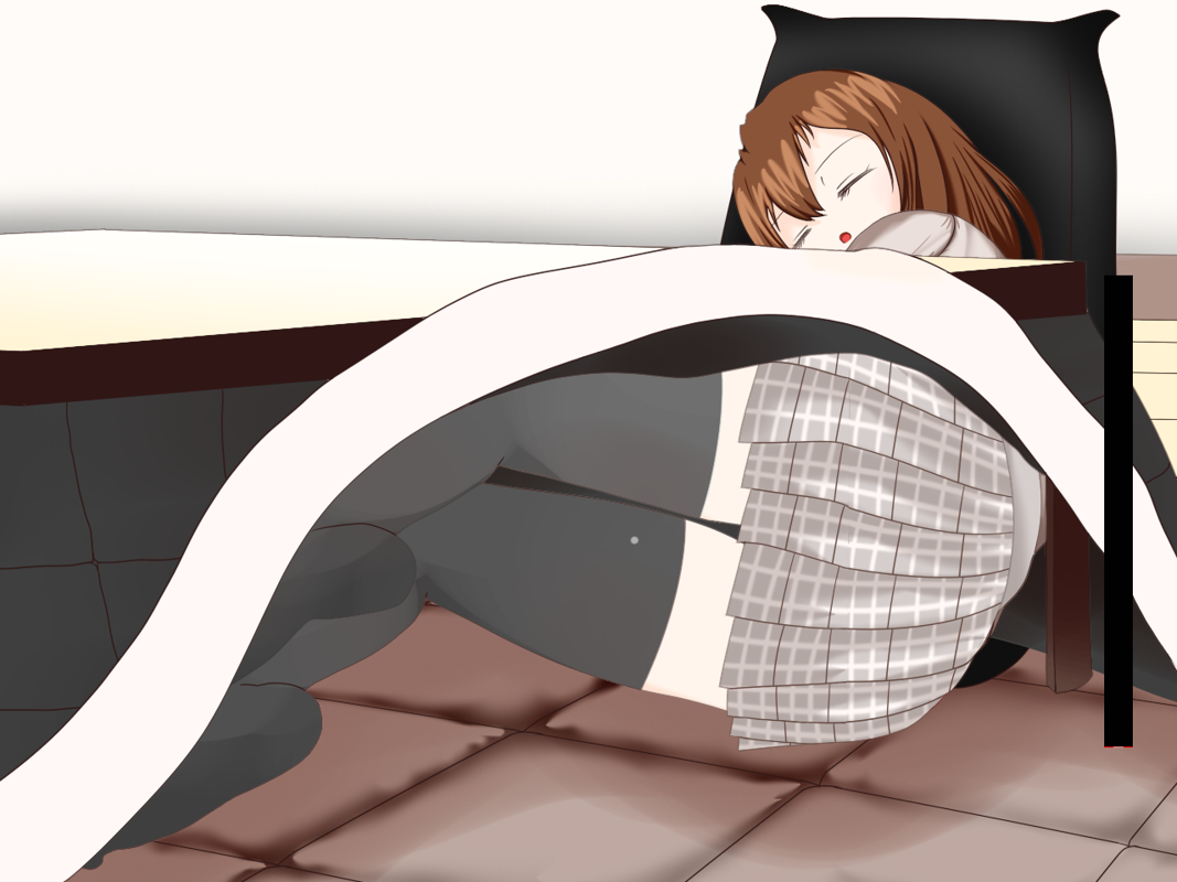 Kotatsu Ecchi (Windows) screenshot: Scene 2