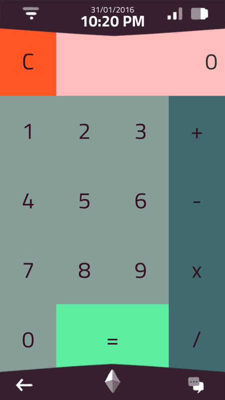 A Normal Lost Phone (Android) screenshot: The calculator app
