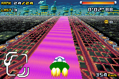 F-Zero: Climax (Game Boy Advance) screenshot: Lightning - Trust Jump.