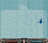 Indiana Jones and the Infernal Machine (Game Boy Color) screenshot: Level 2 - Swimming.