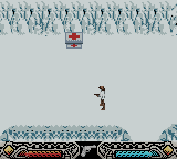 Indiana Jones and the Infernal Machine (Game Boy Color) screenshot: Level 3 - A medical kit is in this cave.