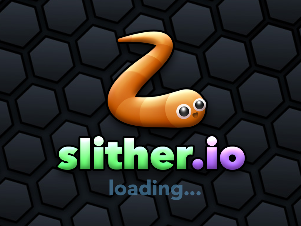 slither.io (iPad) screenshot: First loading screen