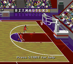 NCAA Final Four Basketball (SNES) screenshot: Practice