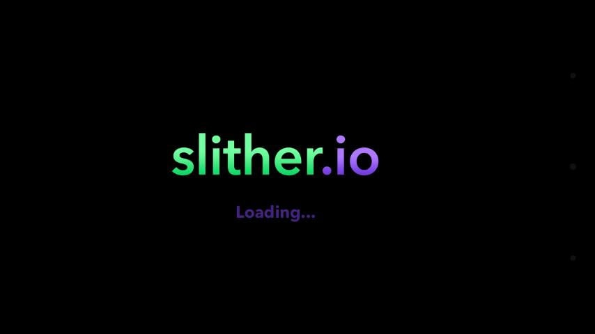 slither.io (Android) screenshot: Loading screen
