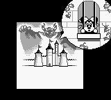 The Bugs Bunny Crazy Castle 2 (Game Boy) screenshot: Minnie is trapped.