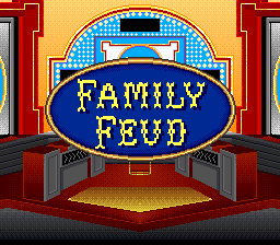 Family Feud (SNES) screenshot: Title screen