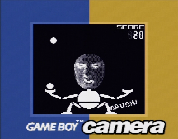 Game Boy Camera (included games) (Game Boy) screenshot: I lose.