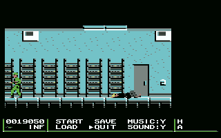 Metal Warrior 4: Agents of Metal (Commodore 64) screenshot: Killed in action