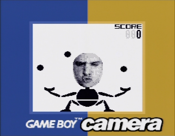 Game Boy Camera (included games) (Game Boy) screenshot: With yours truly as the face of the juggler!