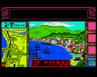 Méwilo (Amiga) screenshot: St Pierre harbor