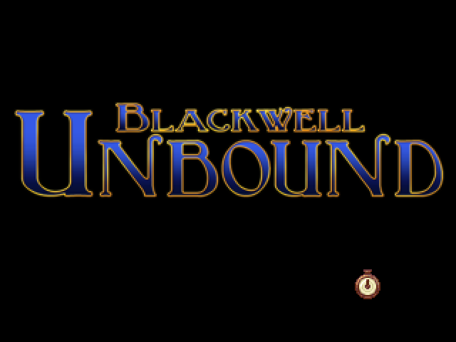 Blackwell Unbound (Macintosh) screenshot: Main title