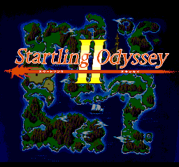 Startling Odyssey II: Maryū Sensō (TurboGrafx CD) screenshot: Title screen