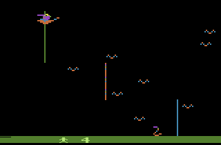 Stuntman (Atari 2600) screenshot: Level completed
