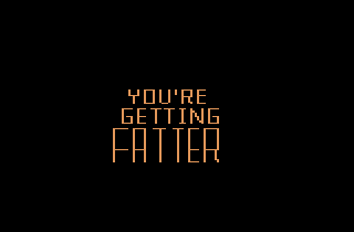 Fast Food (Atari 2600) screenshot: I'm getting fatter