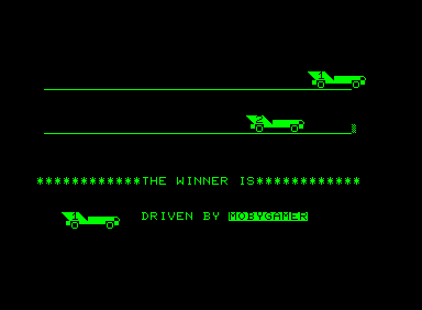 Screenshot of Drag (Commodore PET/CBM, 1980) - MobyGames