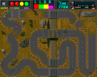 Carnage (Amiga) screenshot: Sixteenth race