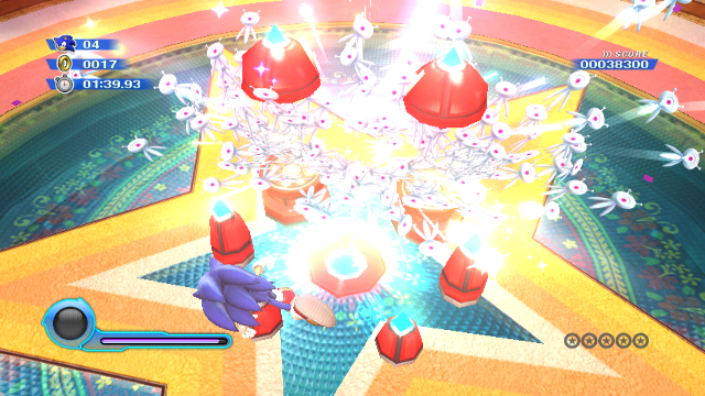 Sonic Colors (Wii) screenshot: Freeing the aliens