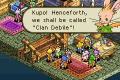 Final Fantasy Tactics Advance (Game Boy Advance) screenshot: Great clan...