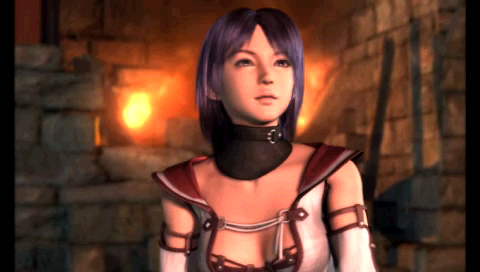Final Fantasy II (PSP) screenshot: Maria in "new" CG intro