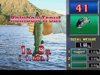 Screenshot of Fisherman's Bait: A Bass Challenge (PlayStation
