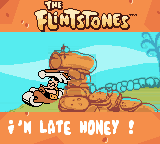 The Flintstones: Burgertime in Bedrock (Game Boy Color) screenshot: Opening animation