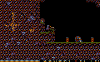 Flood (Atari ST) screenshot: Level two