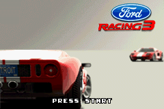 Ford Racing 3 (Game Boy Advance) screenshot: Title screen