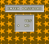 Foreman for Real (Game Gear) screenshot: The tournament has a password option