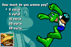 Frogger's Journey: The Forgotten Relic (Game Boy Advance) screenshot: Place your bets!