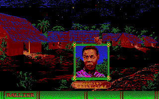 Freedom: Rebels in the Darkness (Atari ST) screenshot: Interacting with other inhabitants (French version)